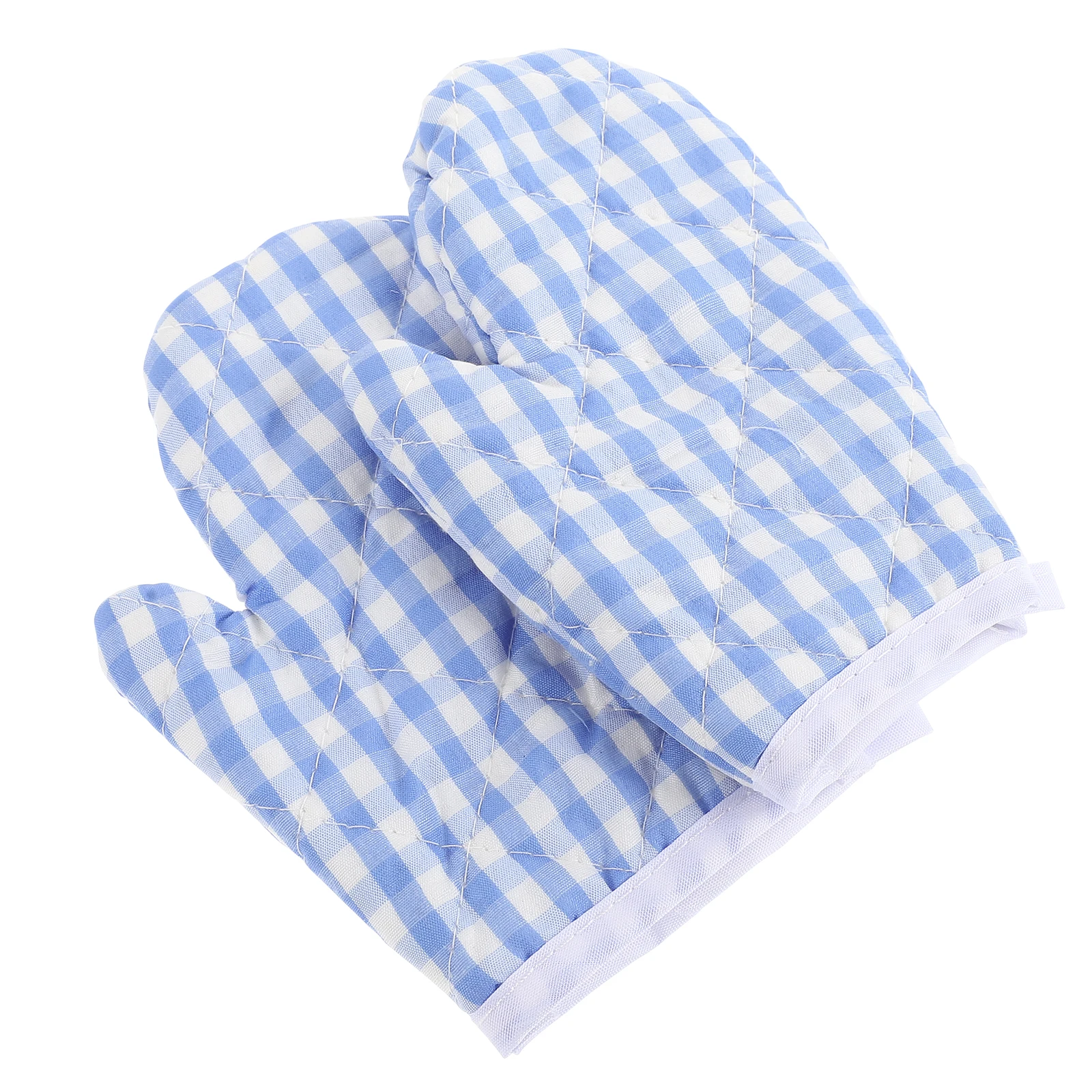 

2 Pcs Scalding Gloves Microwave Mitts Play Kitchen Oven Baking
