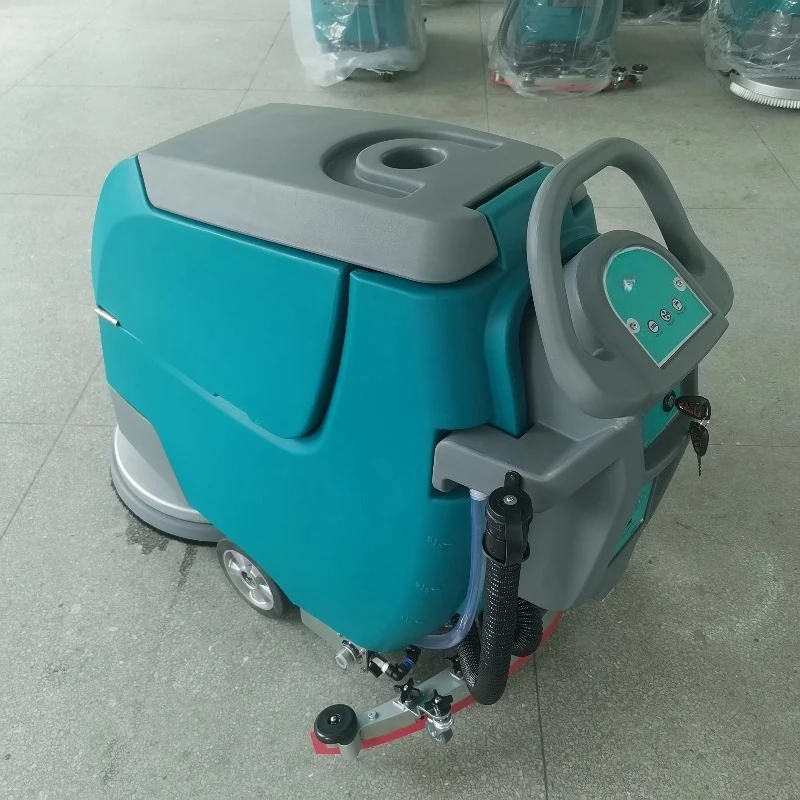 24V Electric Walk-Behind Floor Sweeper Cleaning Machine Convenient Indoor Use New Condition