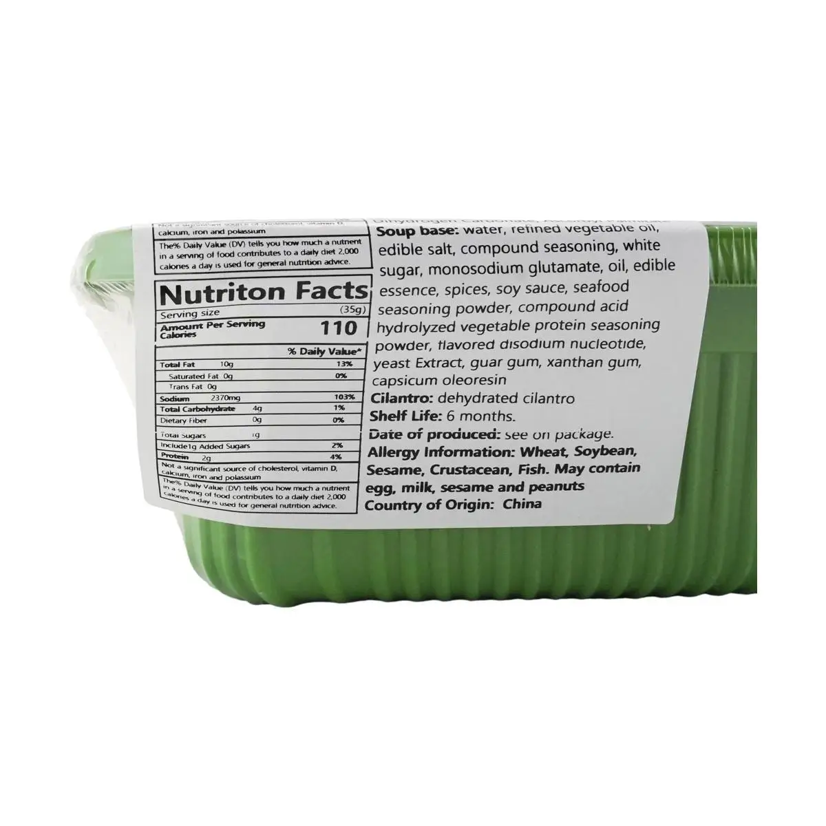 [7Packs] Baixiang Koriander Noedels Pittige Rundvlees Smaak 3.77 Oz * 7Packs