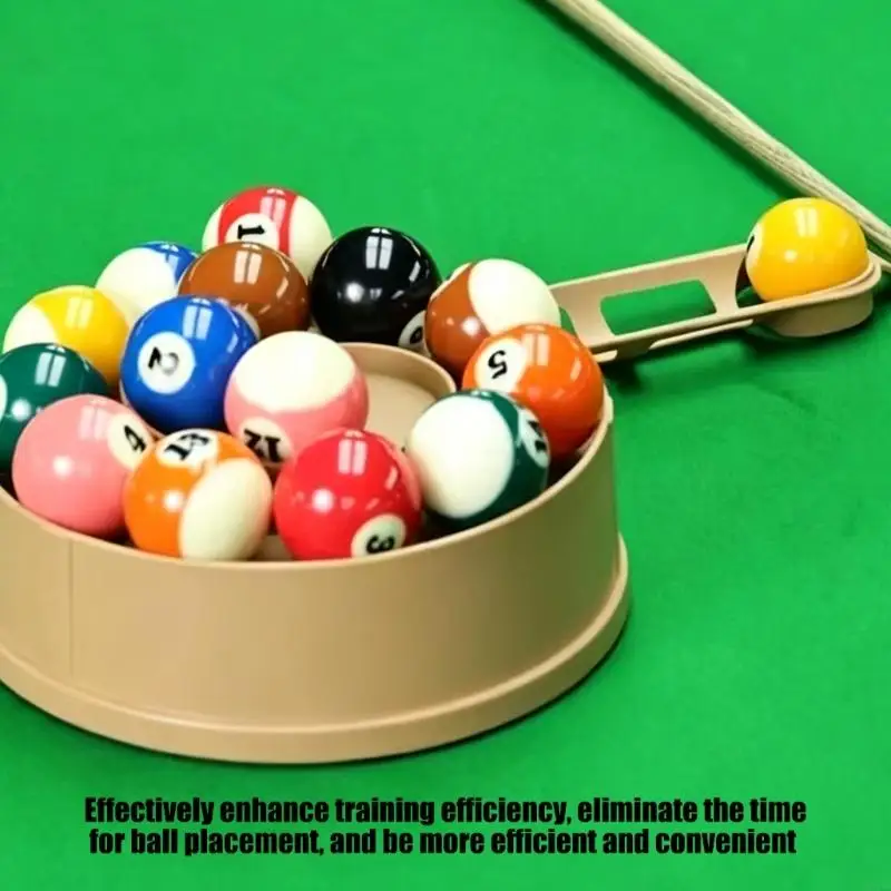  Billiard Ball Rack Pool Ball Training Aids 15 Ball Capacity For Precises Shot