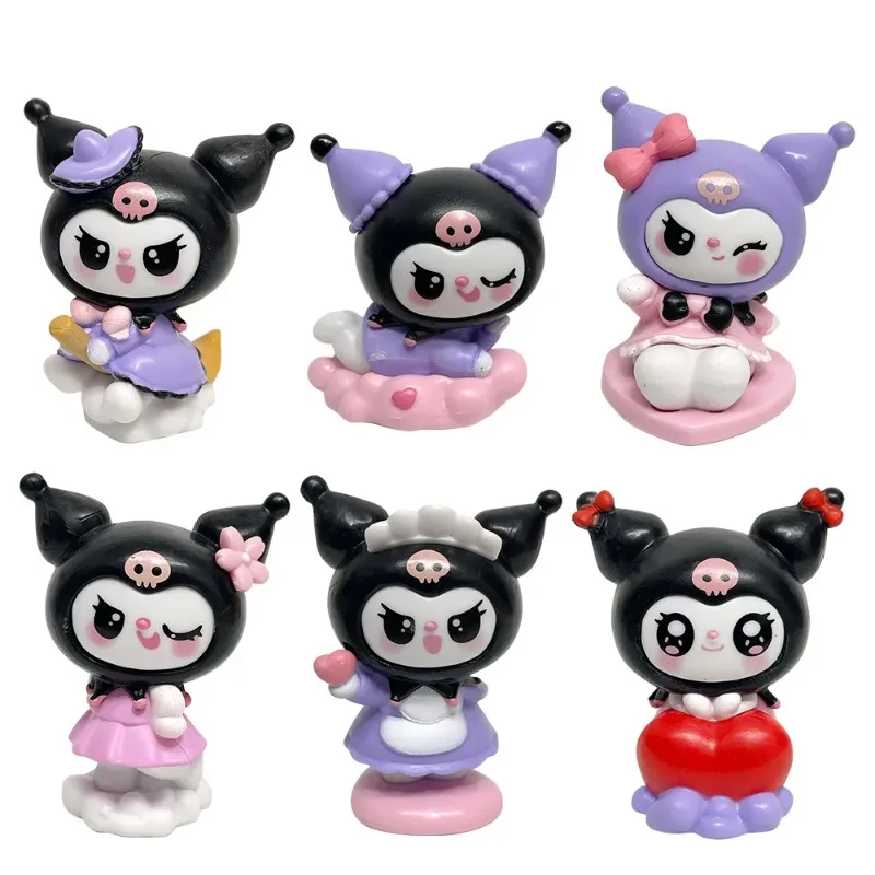 Sanrio Figuur Blind Box Melody Magic Kulomie Tide Play Egg Twisting Doll Machine Schattige pop cadeau ornament