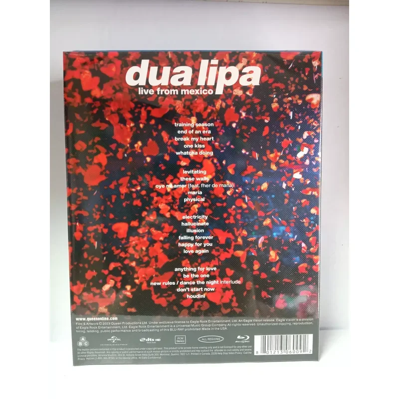 Dua Lipa 2026 Mexico Concert Live Performance Blu-ray Disc High Definition