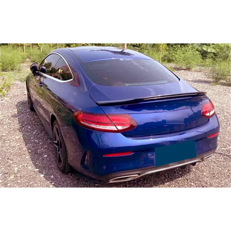 탄소 섬유 스포일러, 메르세데스 벤츠 W205 C260 C43 C63 쿠페 AMG 리어 덕테일 윙 C 클래스 4 2 문짝 트렁크 액세서리