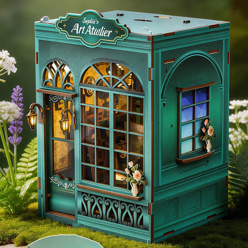 

DIY Wooden Miniature Model Kits Sophia's Art Atelier 3D Puzzle Dollhouse With Furniture Lights for Friends Birthday Gifts