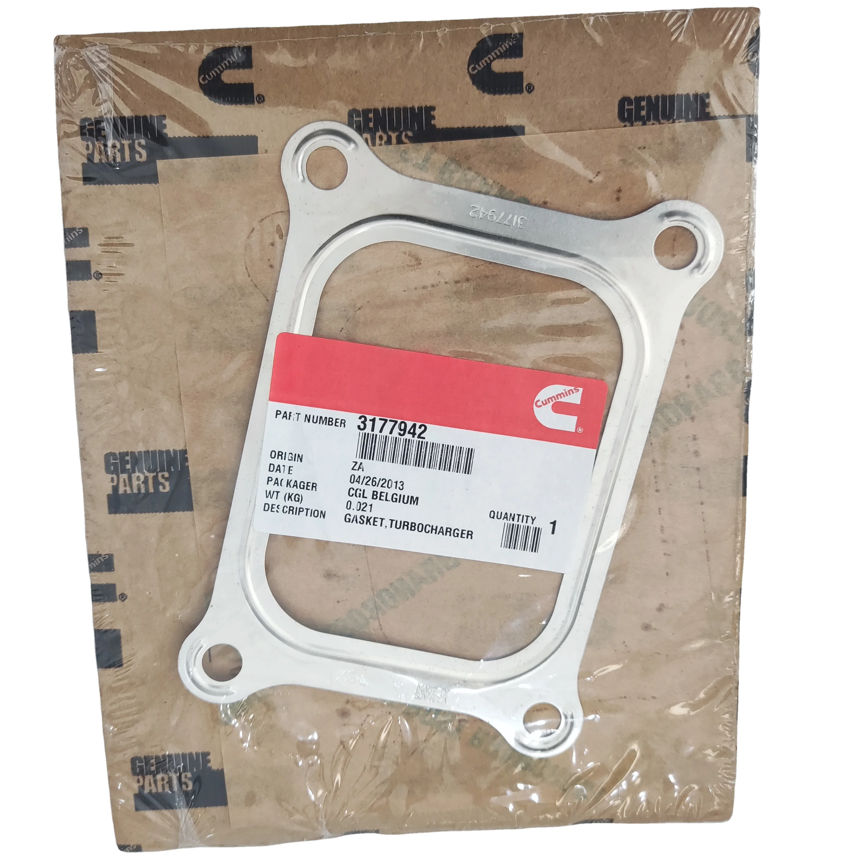 

Cummins original engine parts best price turbocharger Gasket 3177942 for QSK42 Turbo Turbocharger kits in stock