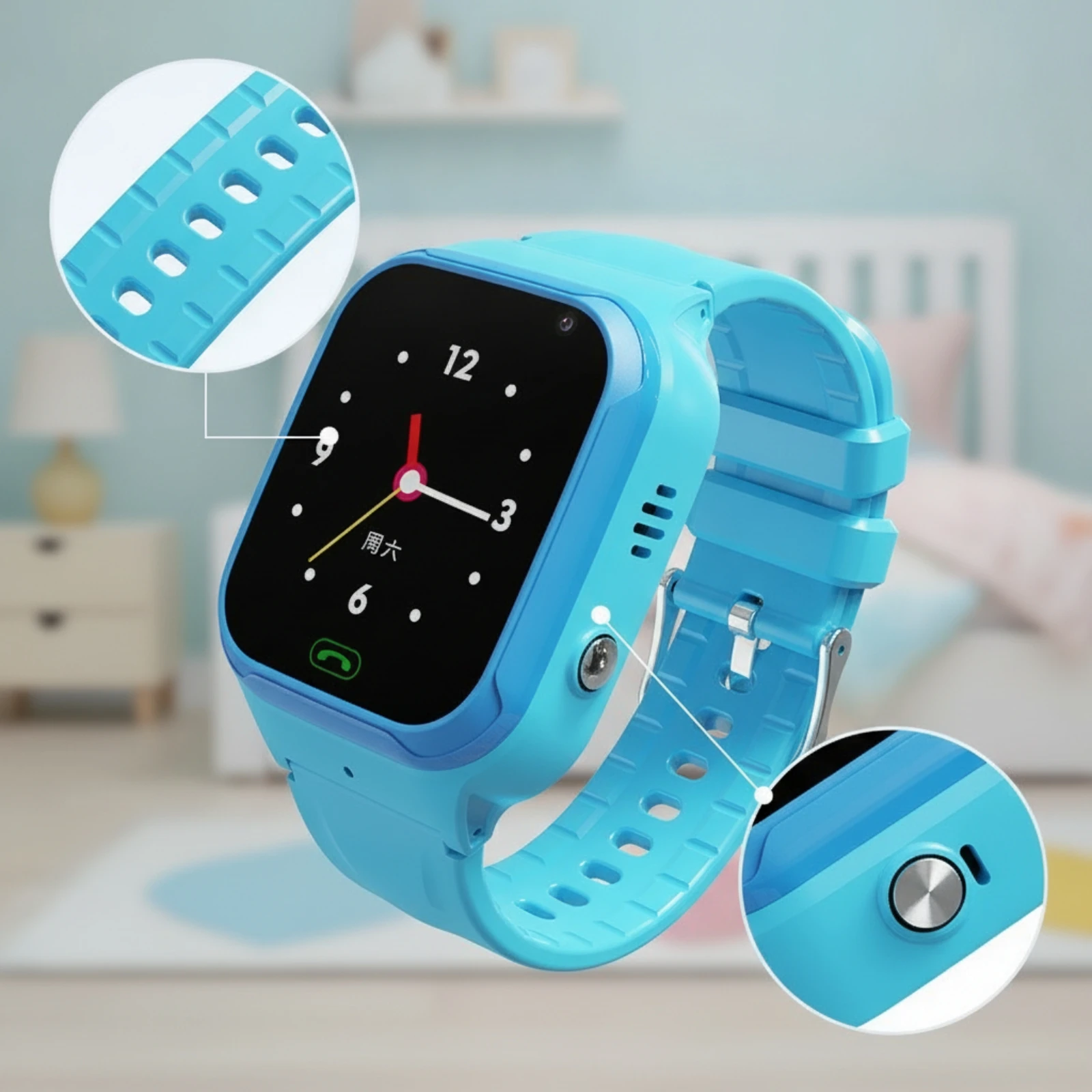 Smartwatch Digital Watches For Kid Boy With Alarm - Inteligentny zegarek dla dzieci z funkcją