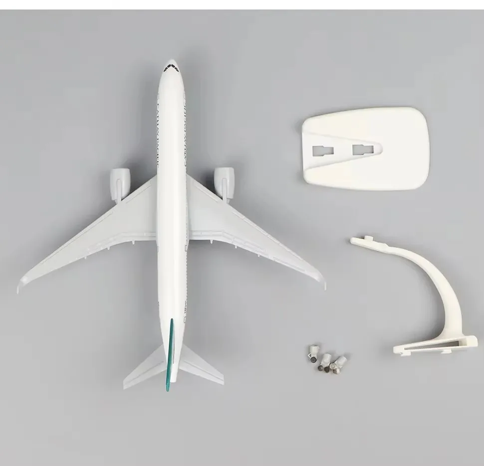 20cm Air Cathay Pacific Airlines Airbus A350 Airplane Model 1:400 Scale 350 Alloy Metal Plane Model Children's Christmas Gift