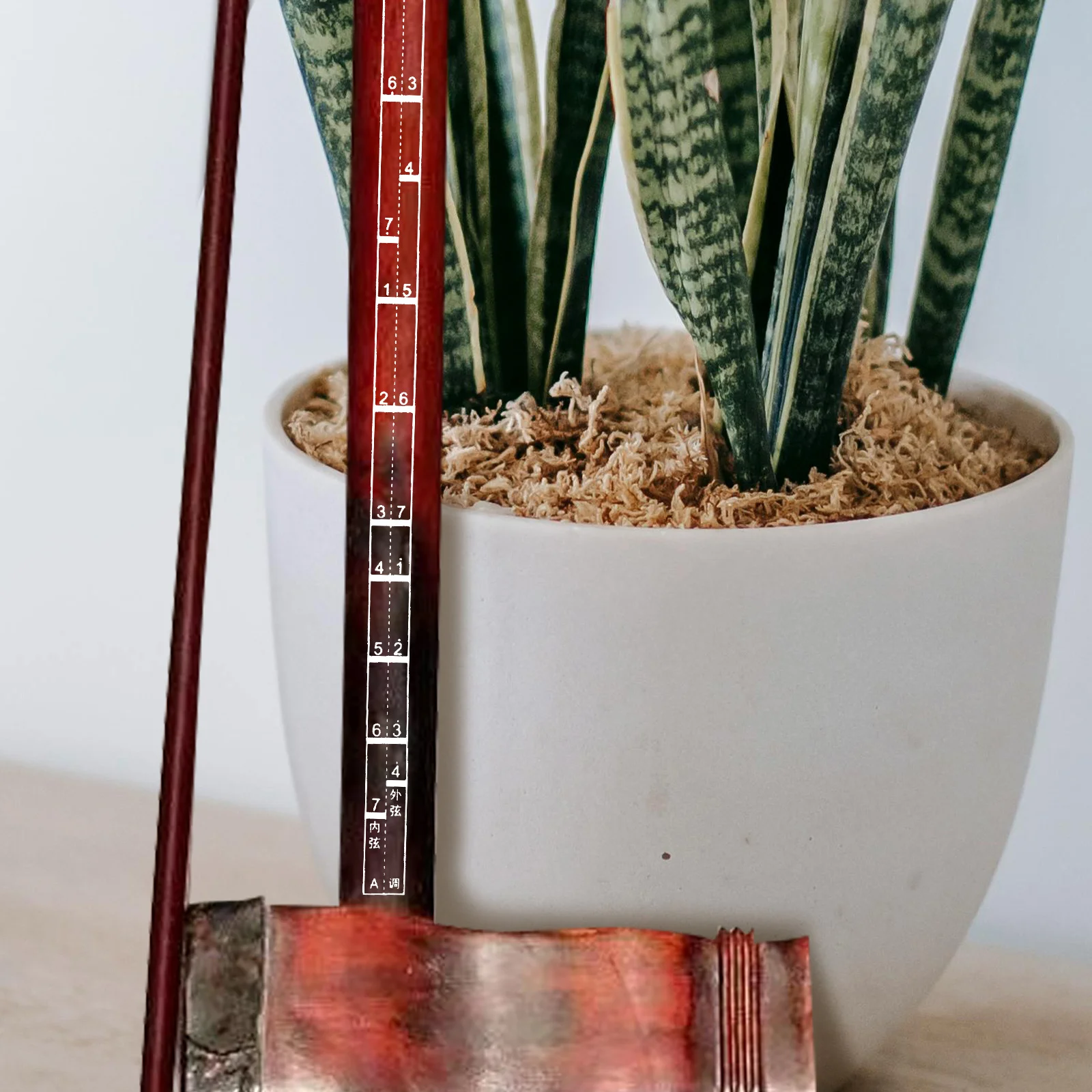 

4 Sheets Erhu Scale Decals Durable Fretboard Note Stickers Practical Erhu Practice Tool Learning Accessory Guitar Scale Decal