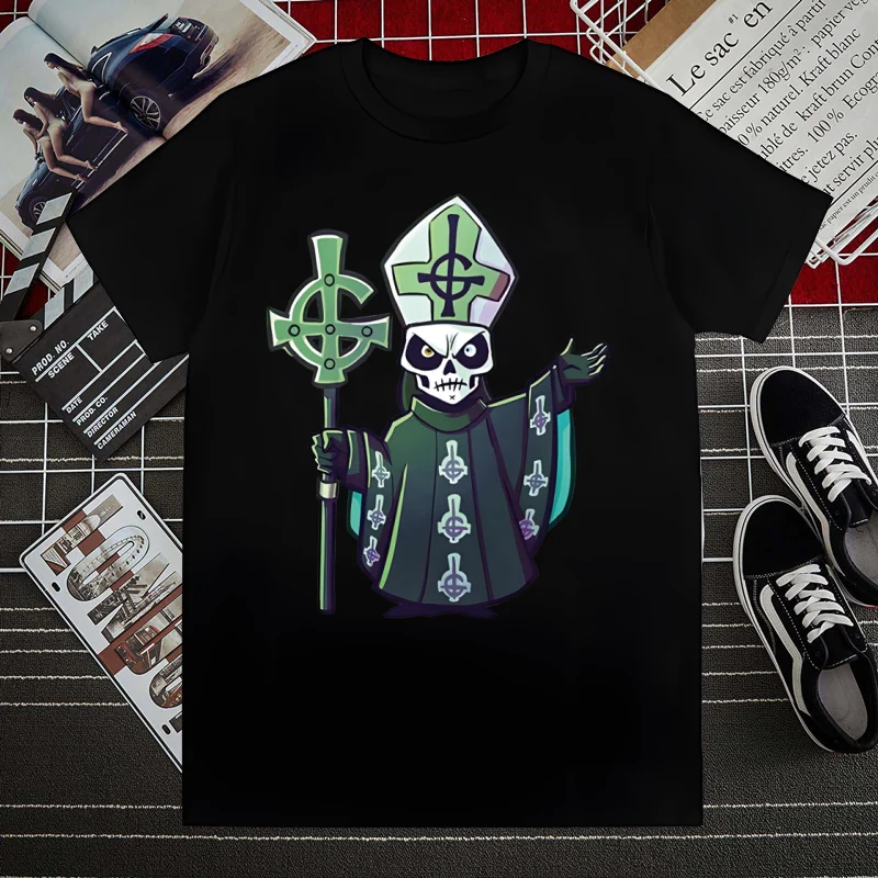 شبح الفرقة شبح B.C Harajuku تي شيرت الصيف الرجال/النساء الهيب هوب مضحك قميص مطبوع الشارع الشهير تي شيرت قصيرة الأكمام بلايز #4