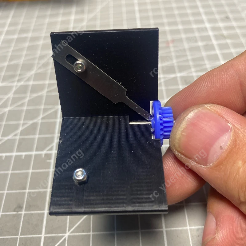 1PCS Getriebe Anfasen/Entgraten Werkzeug für Tamiya 4WD RC Auto Modell 3D Gedruckt Anfasen Kompatibel Mid-montiert Zahnräder 3,5/3,7/4,0