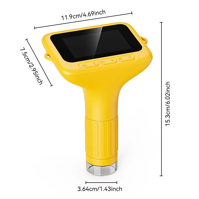 Handheld Electron Digital Microscope Children's Birthday Gift Microscope 1000x Enlargement Portable Camera