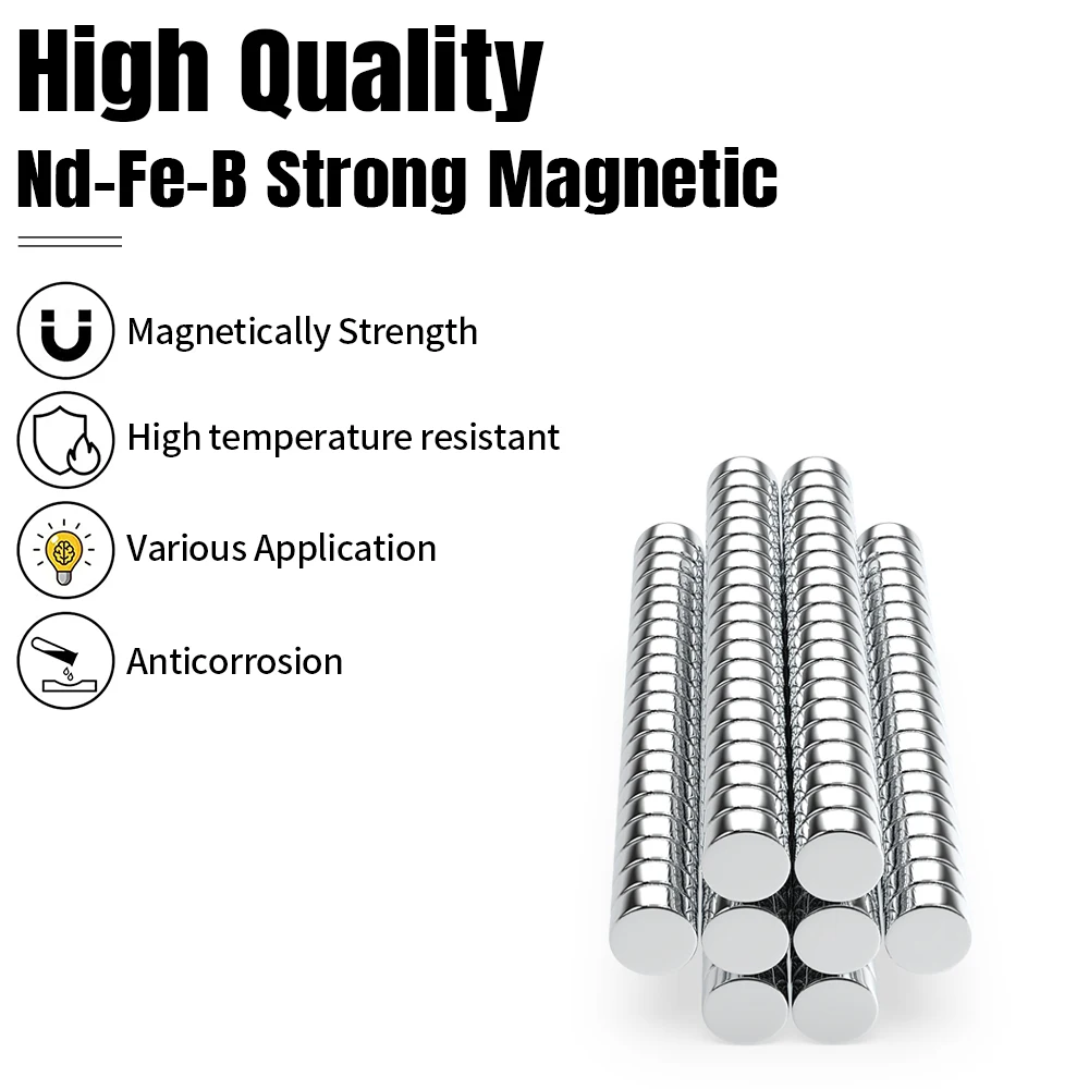 ﻿ Neodymium Magnet 6x3 Magnets 6mm X 3mm N35 NdFeB Round Super Powerful Strong Permanent Magnetic Imanes Disc 6*3 40Pcs