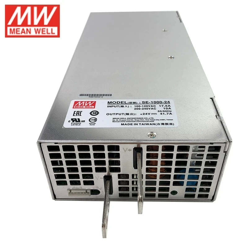 MEAN WELL SE-1000 Series Single Output Power Supply 1000W SE-1000-5 SE-1000-12 SE-1000-15 SE-1000-24 SE-1000-48 110/220V AC  DC