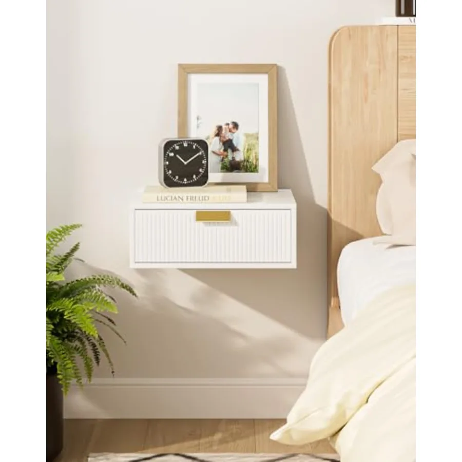 

Прикроватная тумбочка-полка с выдвижным ящиком, настенная, подвесная