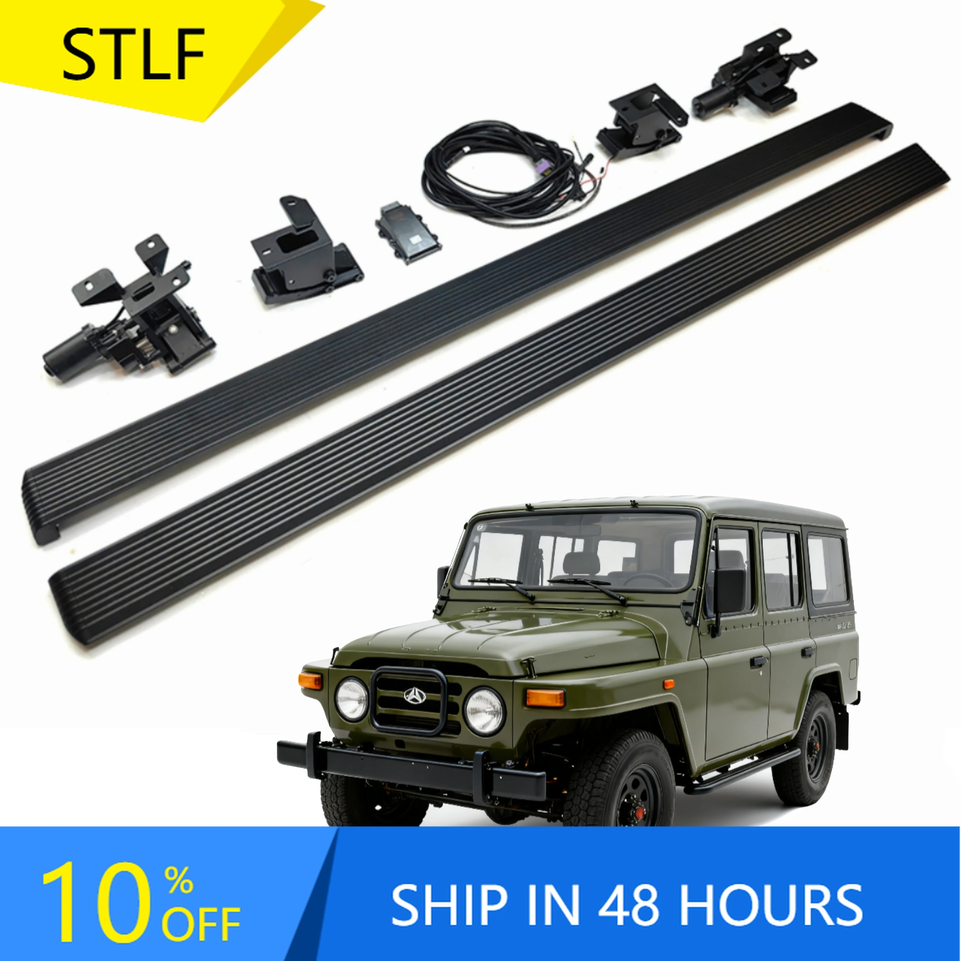 

STLFWJ Power Running Boards for BAIC BJ212 2024 Aluminum Alloy Electric Side Steps OEM/ODM