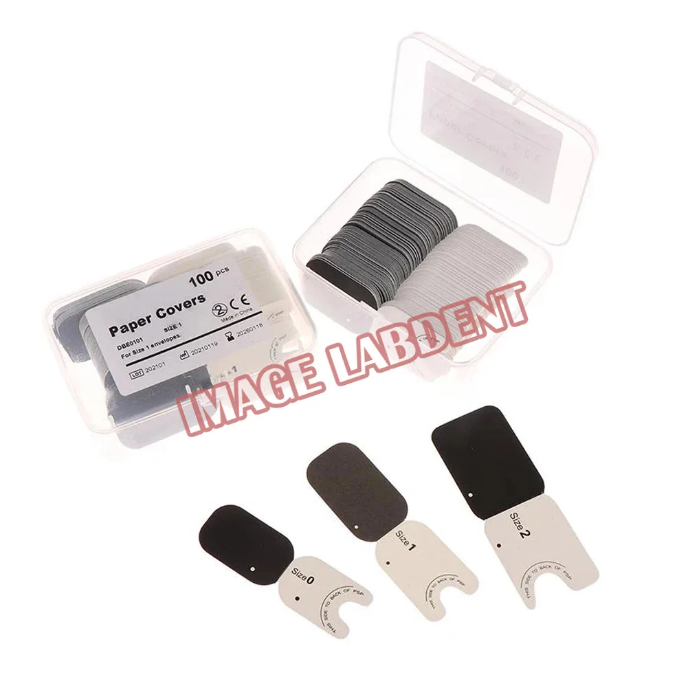 Dental Phosphor Plate Envelopes X-Ray Film Bags Envelopes Protective Plate 3 Size Film Scan Sensor Barrier Tools