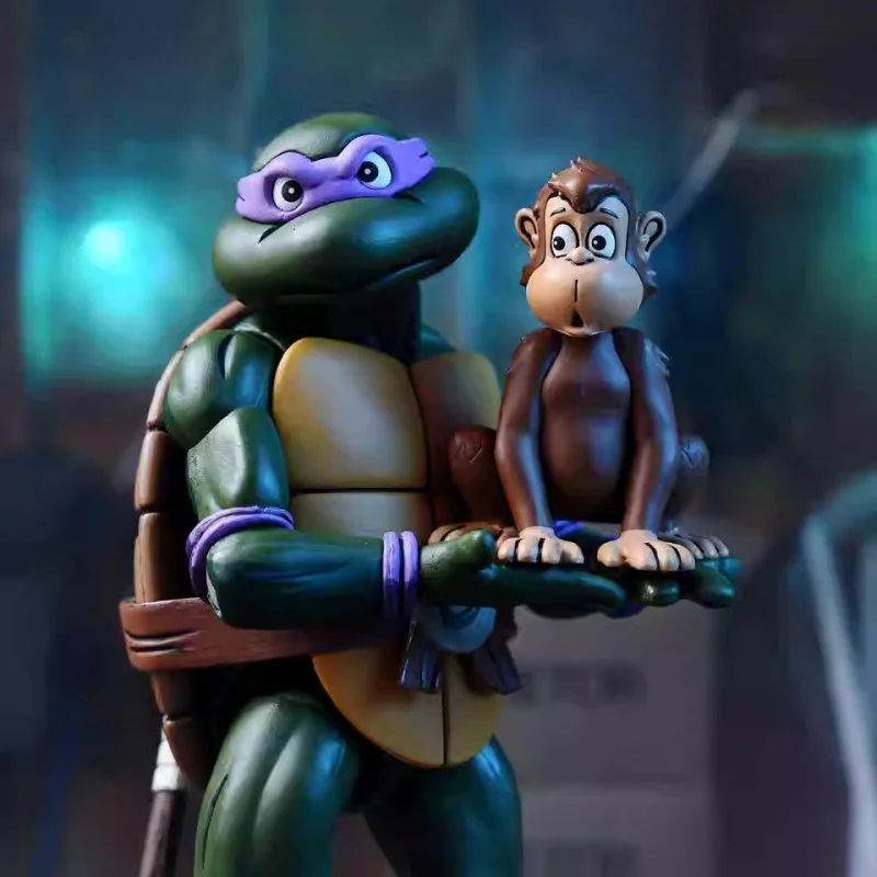 

В наличии NECA Официальная фигурка Teenage Mutant Ninja 88, анимированная серия Pizza Club VHS Edition, коллекционный подарок для фанатов