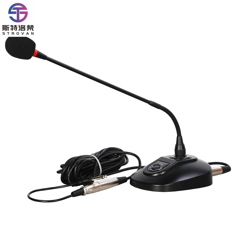 

Professional 48V USB Desktop Wired Gooseneck Microphone System for Conference Room