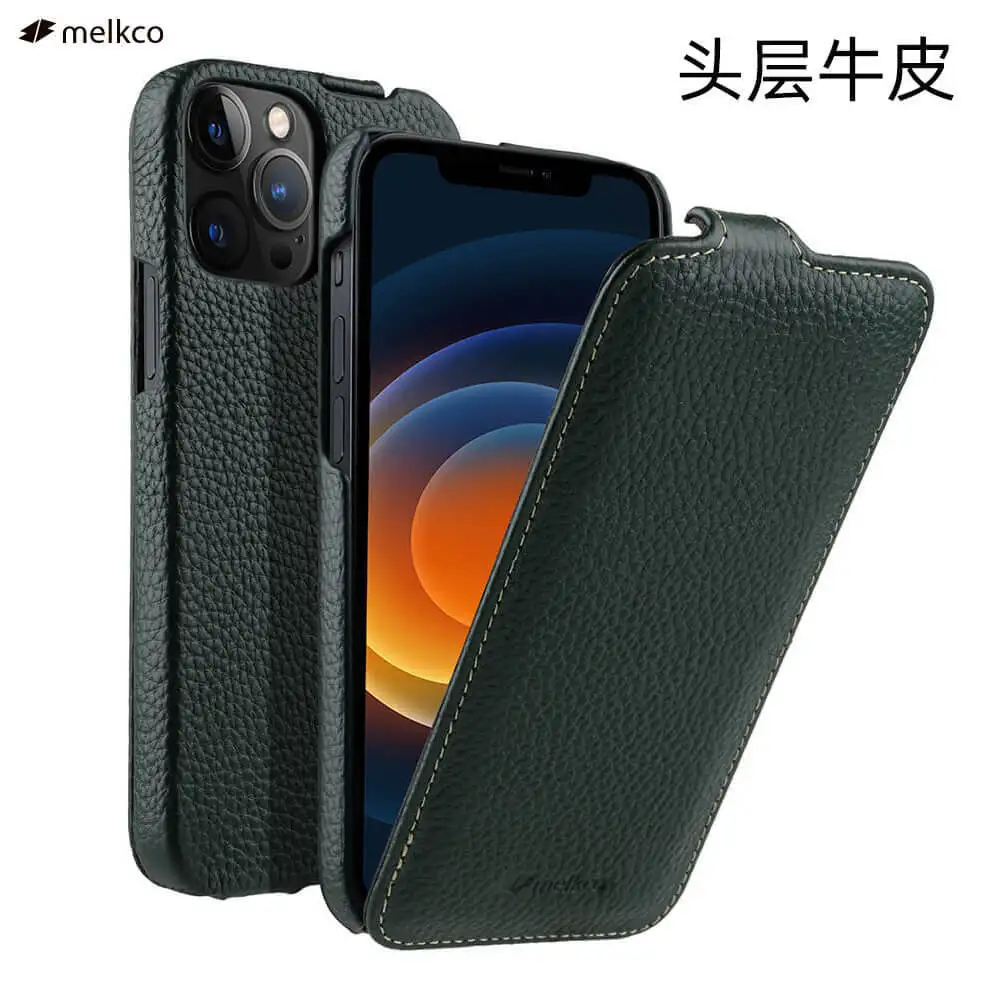 

Applicable To Apple 15 Promax Phone Case, IPhone 14 Pro Leather Mini Flip Cover, 13 Protection, 12 Plus Set
