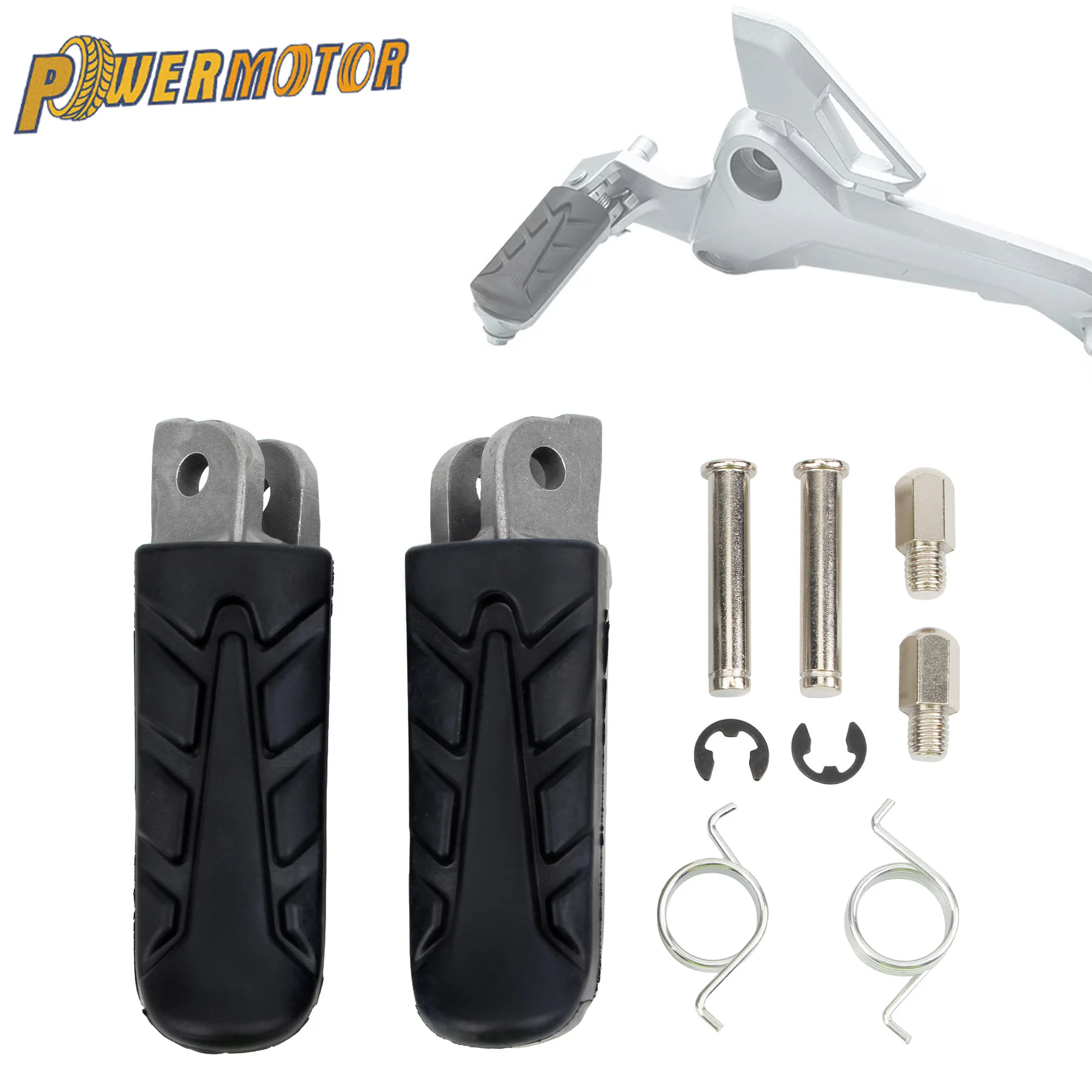 

Motocross Motorcycle Front Footrests Foot Pegs For Honda CBR500 600 CBR 500R For Varadero XL 1000 V1 V2 V3 V4 V5 Moto Accesorios