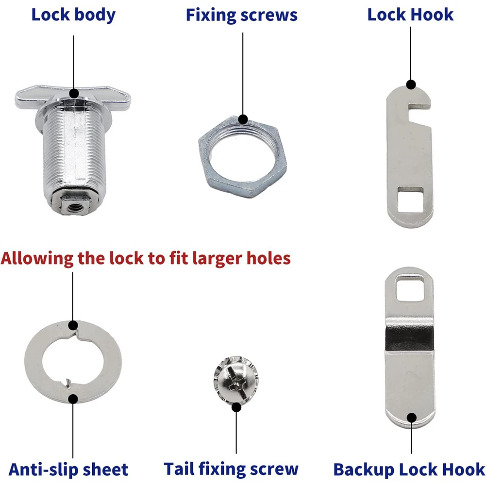 Safe Latch Cam Lock Furniture Lock For Camper Van High Quality Home Security Parts Practical Twist Lock Drawers Lock