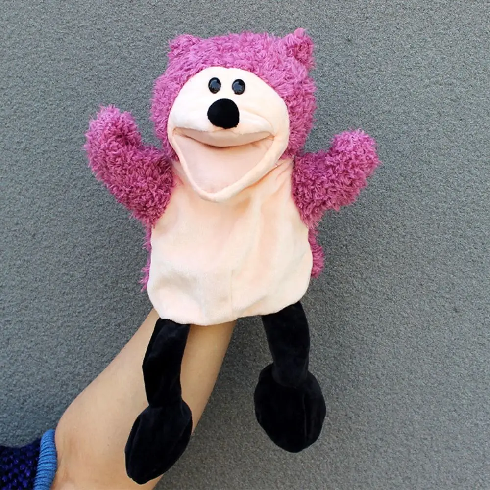 Accessoires interactifs, gant de jeu, Panda Parent-enfant, accessoires d'histoire de maternelle, poupée à main en peluche, marionnette à main animale, marionnettes pour enfants