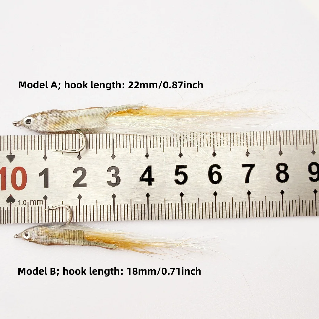 5/6 Stück Realistische Minnow-Fliegenfischerköder mit 3D-Augen, Fischköder für Forellen- und Barsch-Angeln in Süß- und Salzwasser – Detail 6