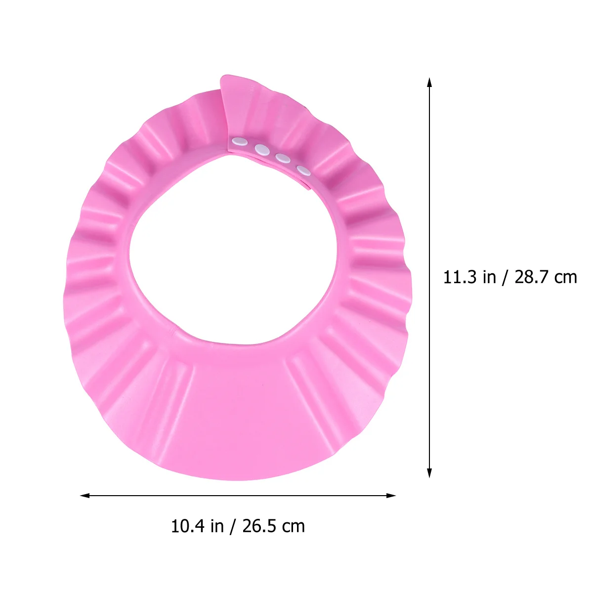 قبعة حمام للأطفال الرضع، واقي أذن عين مقاوم قابل للتعديل للأطفال من عمر 3 أمتار إلى 6 سنوات، قبعة استحمام مرنة ناعمة