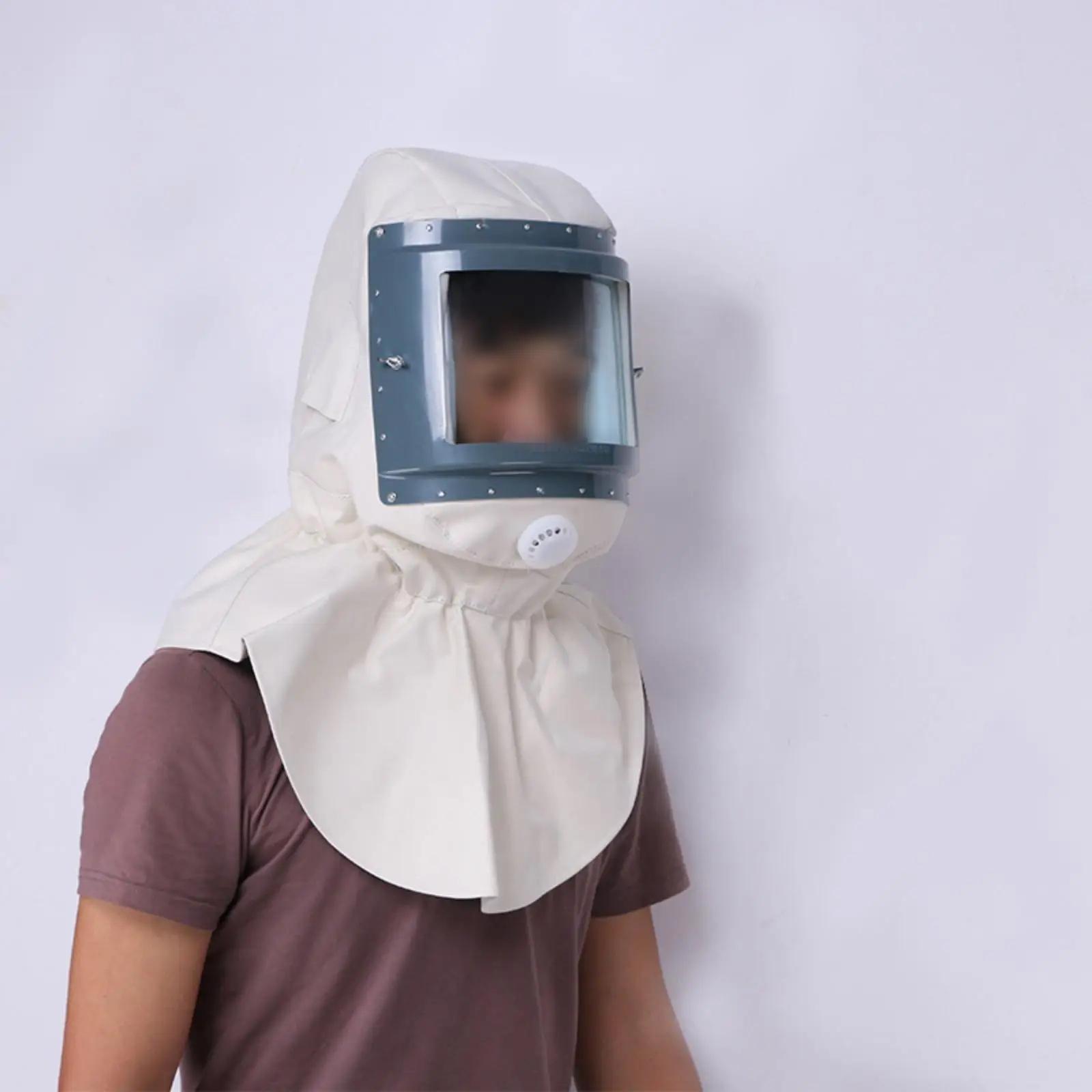 Dustproof Windproof Sandblasting Mask Shawl Sandblasting Protective Gear