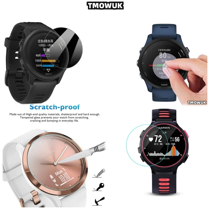 

Advanced Defense For Garmin Forerunner 645 735 745 935 945 955 965 970, Shatterproof Glass.