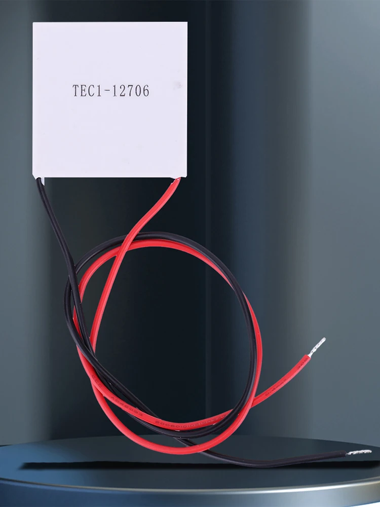 

Термоэлектрический охладитель TEC1-12706 Пельтье 65 Вт 12 В 5.8 А, модуль охлаждающей пластины Пельтье 40x40 мм для охлаждения и выработки электроэнергии
