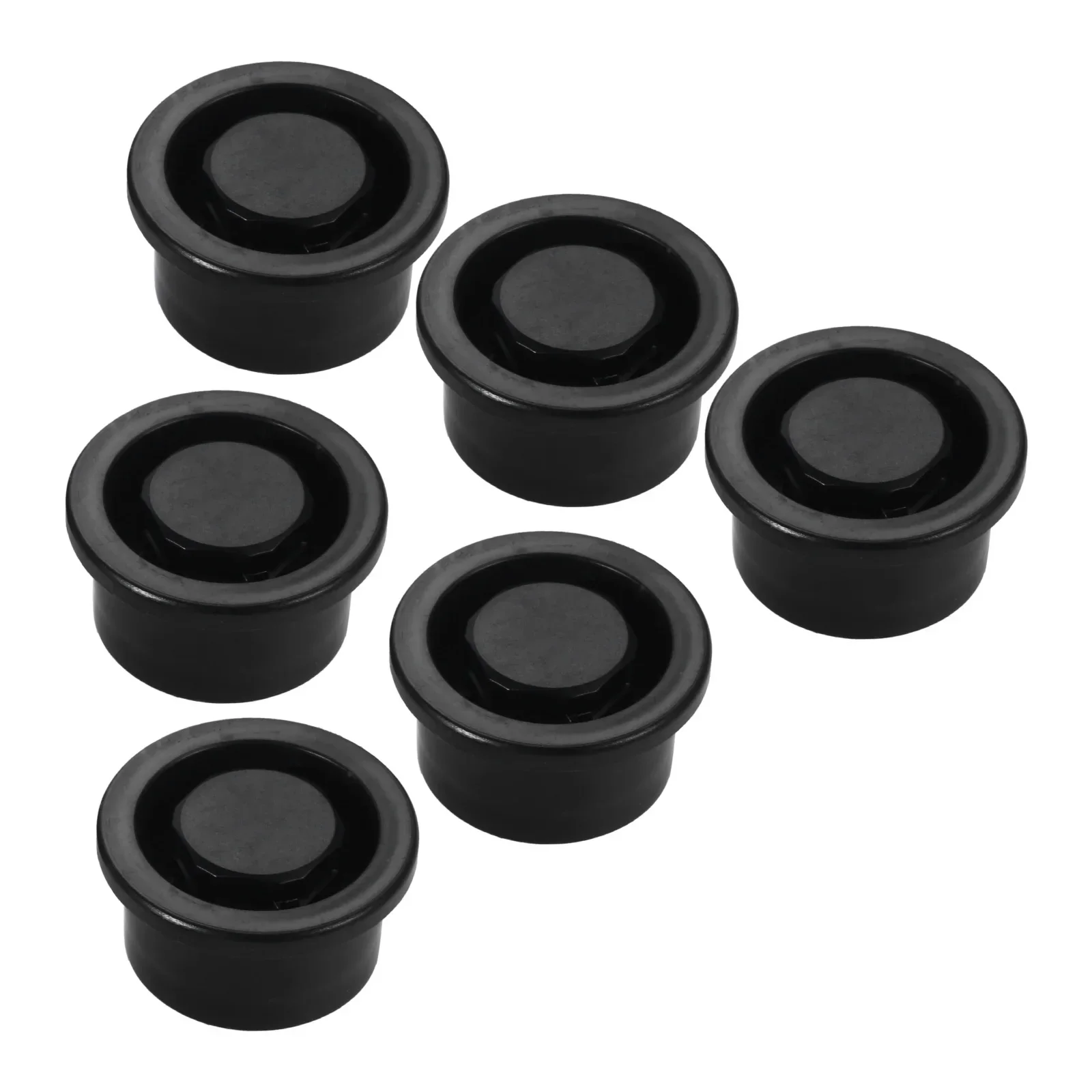 6Pcs Black Plastic Auto Air Vent Plug Screw In Exhaust Valve Plug Gear for Surfing SUP Standup Paddle Board Surfboard Waterproof