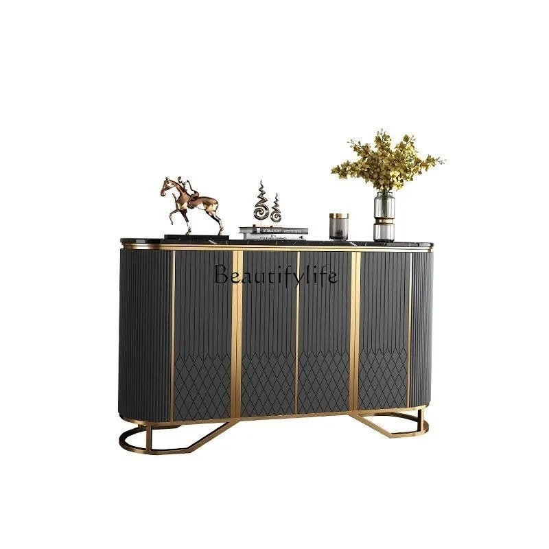 

American light luxury door cabinet simple modern living room screen partition shoe cabinet integrated home decoration