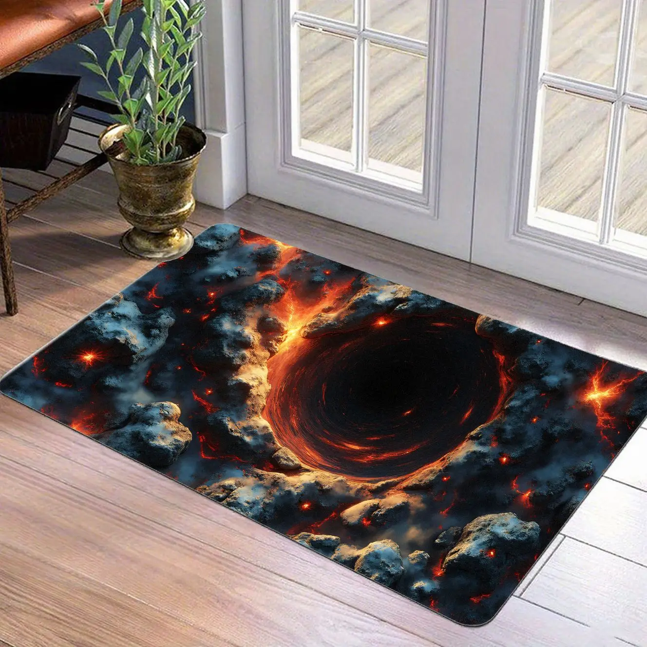 

MatMuse Cosmic Black Hole Swirl Home Soft Diatomaceous Earth Mat Floor mats Non-Slip Quick-Drying Entrance Bathroom Carpet