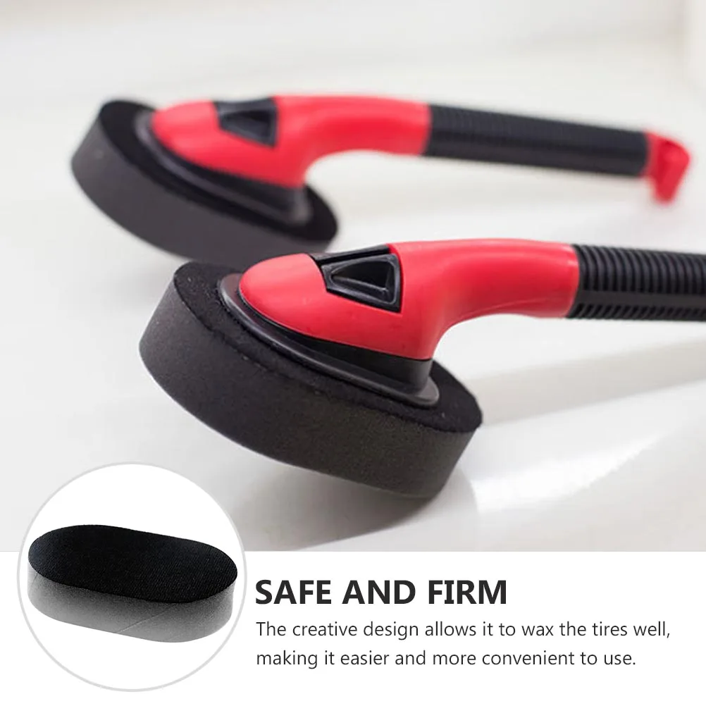 

Large Sponges Tire Brush Replaceable Sponge Car Polishing Wax Applicator Cleaning Wheel Hub Waxing Accessories Wash