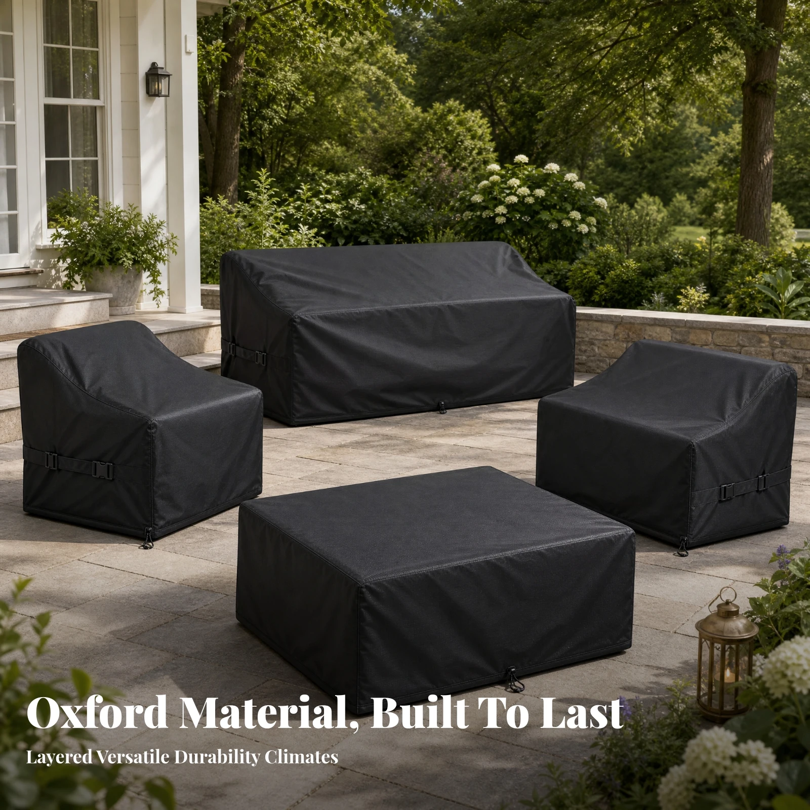 Conjunto de 4 Peças de Capas P - Outdoor Furniture Cover avaliação e preço