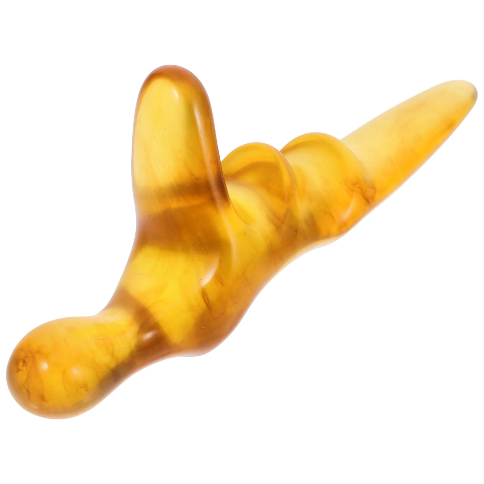 

Foot Reflexology Massager Light Brown Ergonomic Design for Targeted Acupressure Relief in Feet Legs Calves Hands Neck Back Body