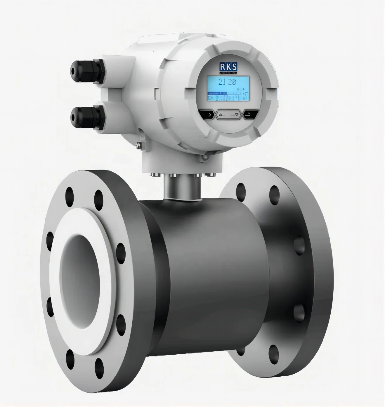 

Smart Electromagnetic Flowmeter For Low Conductivity LED OLED Display for Liquid Flowmeters OEM