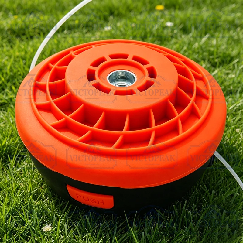 Gartenwerkzeug-Zubehör M10*1,25mm Qualitäts-Rasentrimmerkopf für Gartenmaschinen Benzin-Freischneider Ersatzteil – Detail 1