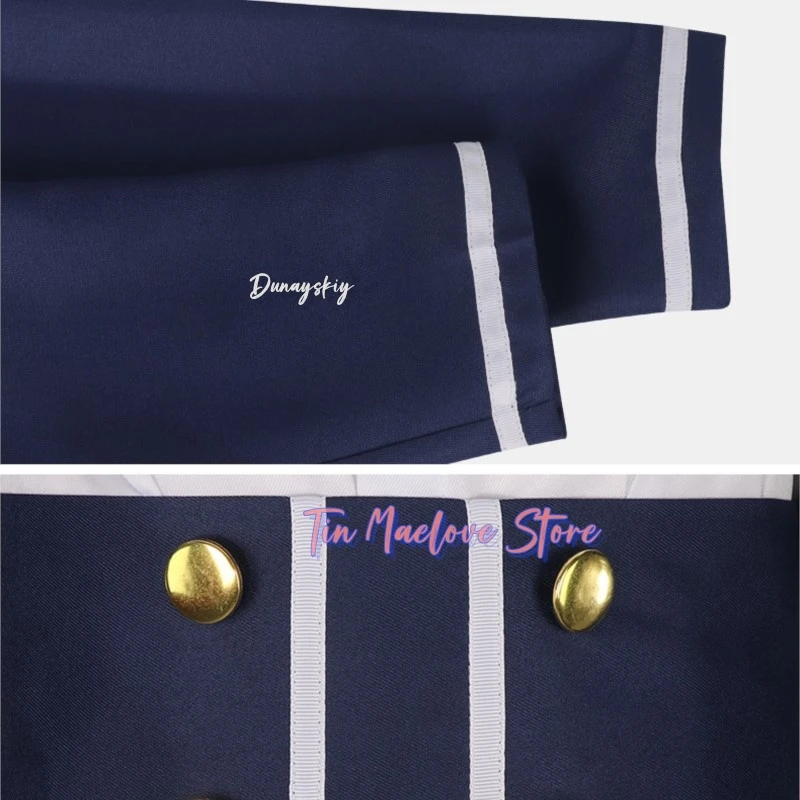 أزياء زومبي لاند ساغا هانا ساكورا زومبي أيدول أداء الهالوين كوسبفريس فيزان كوستيوم أنيمي الزي شعر مستعار كامل لوليتا فستان زي مدرسي #2