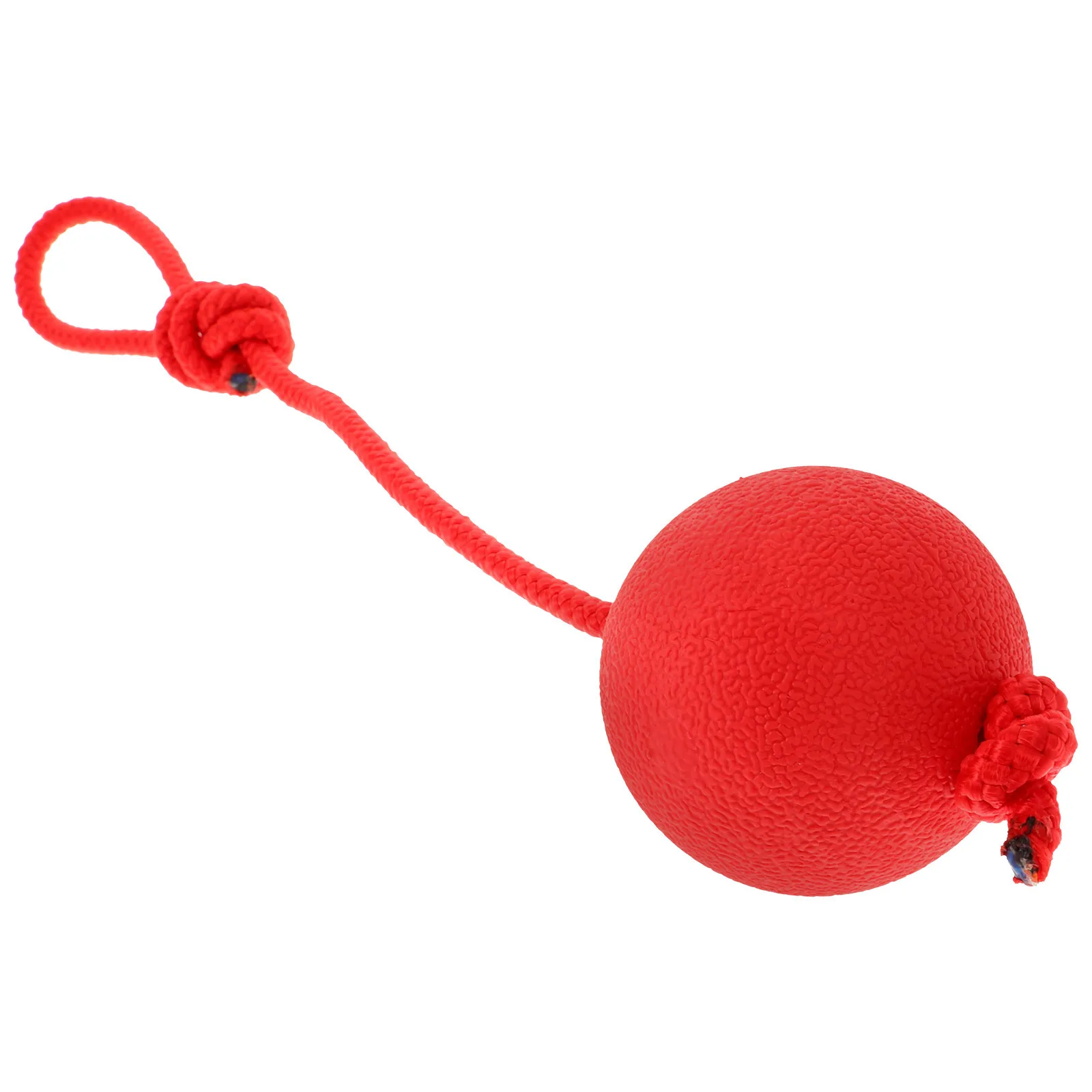

Pet Ball Rope Rubber Solid Elastic Bounce High Easy Clean Bite-Resistant Molar Training for Puppy Dogs Outdoor Interactive Chew