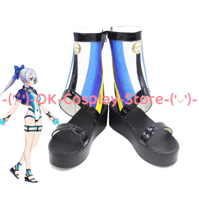 

FGO Tomoe Gozen Cosplay Shoes PU Leather Shoes Halloween Carnival Boots Game Fate Grand Order Cosplay Prop Custom Made