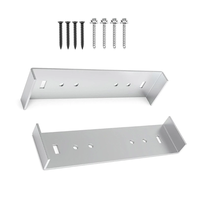 Mailbox Support Heavy Duty Aluminum Fixing Brackets Rack Holder Stands Ensuring Stability for Residential Commercial Use