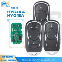 KEYECU HYQ4AA , HYQ4EA Smart Remote Key 315MHz/433MHz ID46 Fob Keyless for Buick Encore 2017-2019 for Opel Astra K Insig 2016-21