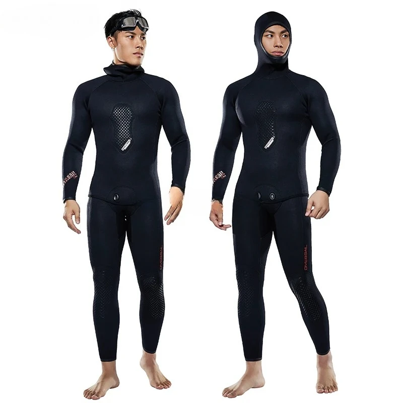new DIVE&SAIL 3MM 5MM 7MM Man Women Titanium Coatin GBS Yamamoto Neoprene Camo Long John Opencell Spearfishing Wetsuits