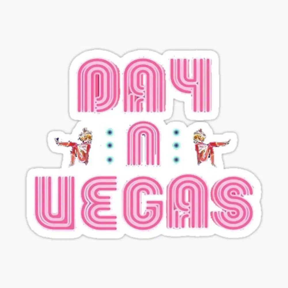 Day N-Vegas 2022   Sticker Sticker for Laptop Decor Bedroom Car Cute Cartoon Art Fashionable Public Suitcase