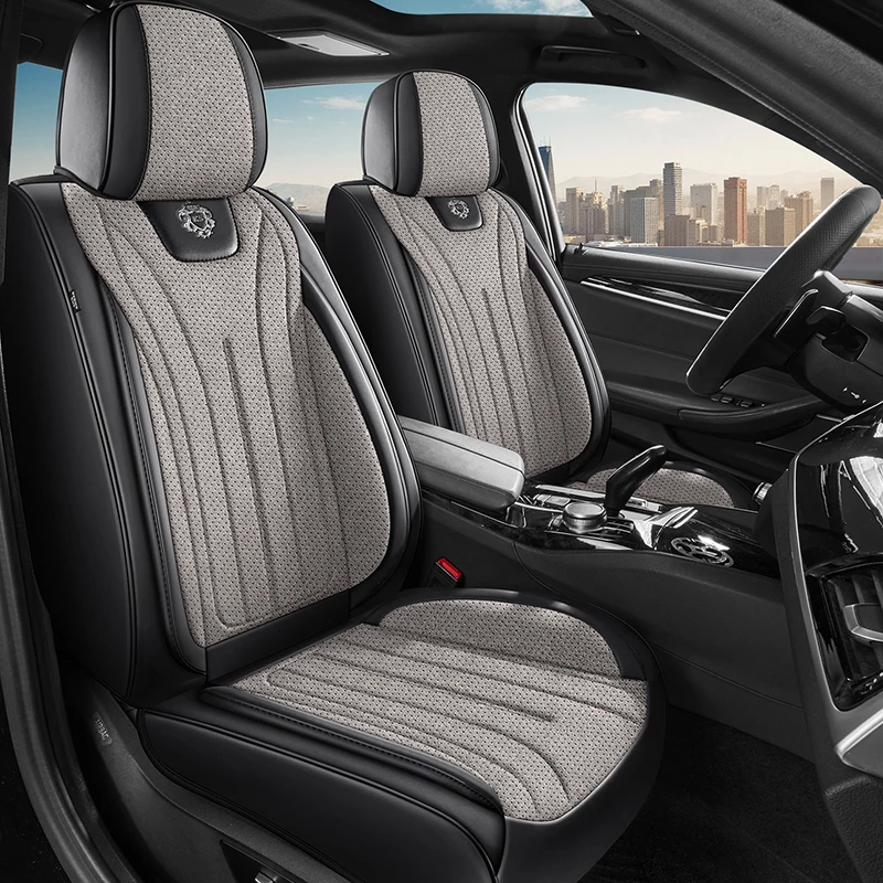 Picture 7: Artificial Suede Full Coverage Car Seat Cover for JEEP Compass Grand Cherokee Commander Wrangler JK Car Accessories