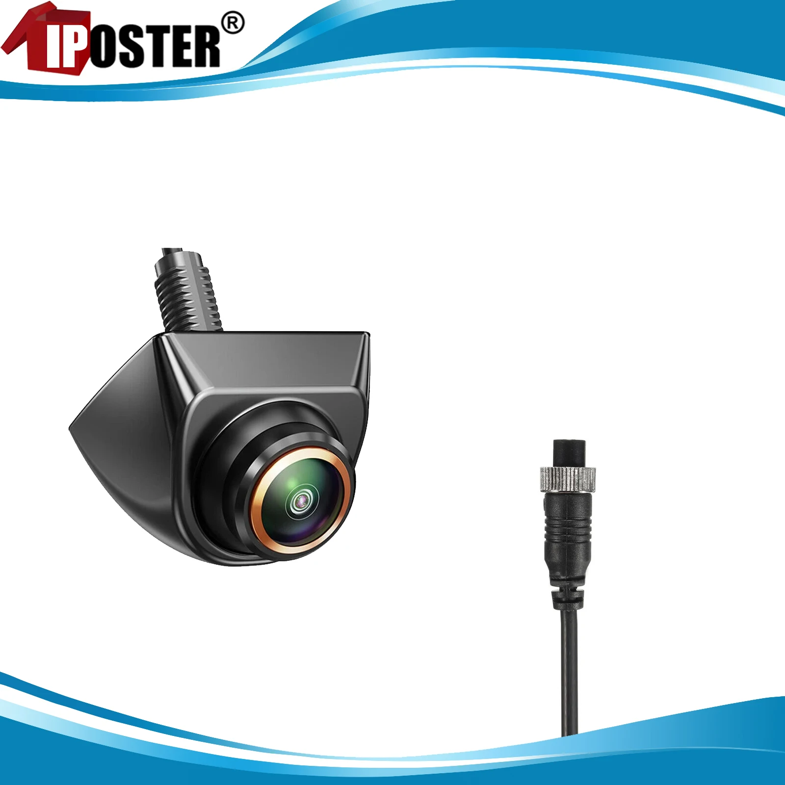 

iPoster 4PIN Mini Size AHD 1080P Rear View Backup Camera Metal Case PAL Night Vision Waterproof 12-24V For Caravan Rv AHD Screen