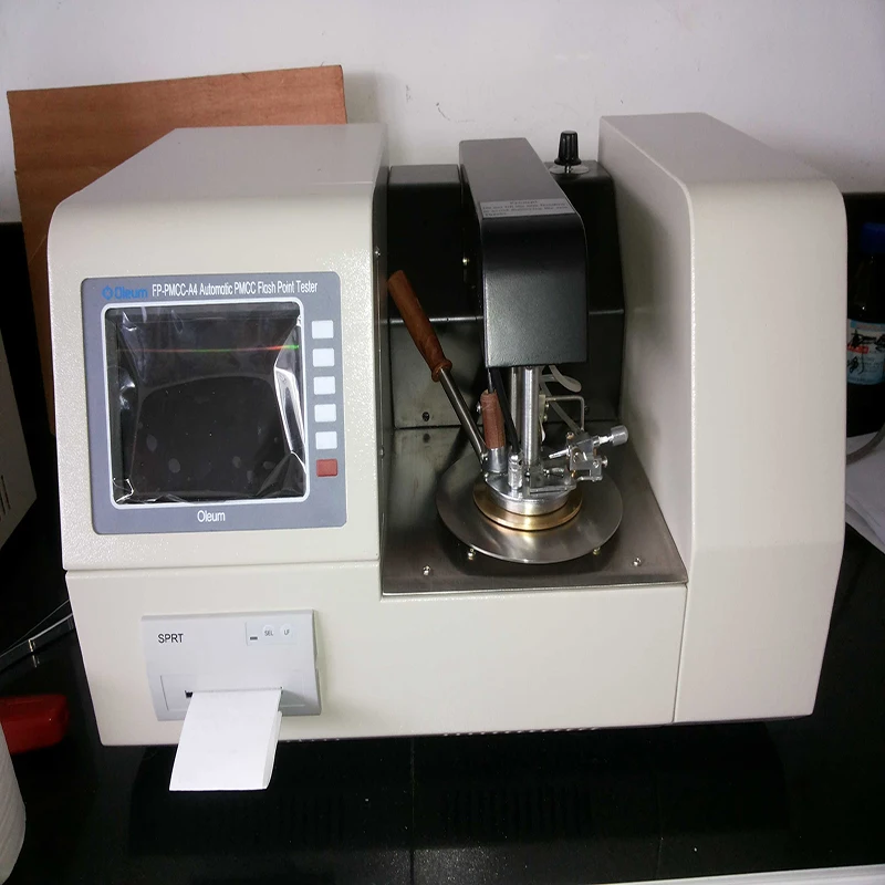 ASTM D93 Instrumento de teste de ponto de flash totalmente automático Pensky-Martens de copo fechado GD-261D