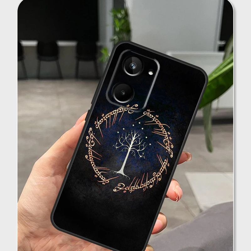 White Tree Of Gondor For Realme 8 9 10 Pro Plus GT Neo 5 3 3T 2T C21Y C25Y C31 C25 C30 C21 C11 C35 C55 C33 Case